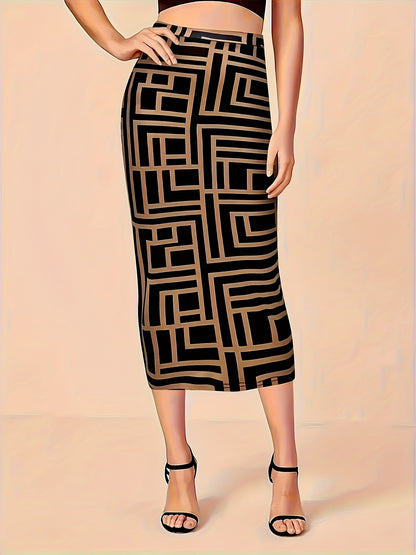 Plus Size Skirt, Women's Fashion, Spring Summer New, Wind Slit Design, Half Body Skirt, Temperament Style