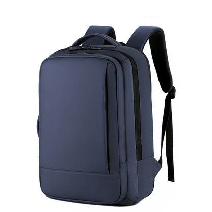 Business Casual Men's Backpack, Expandable Travel Backpack, With USB Charging, Waterproof Fabric, Suitable for Daily Use