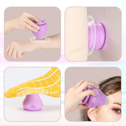 Silicone Self Massager Ball With Heat Deep Tissue Massage Ball Trigger Point Vibration Therapy For  2