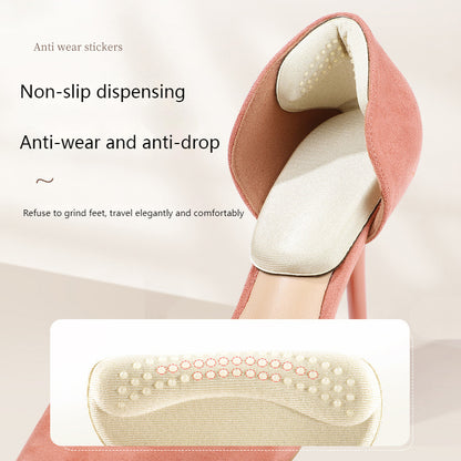 Heel Protector T Shape Sponge Shoe Cushion, High Heel Inserts, Heel Pads, Shoe Adjuster for Women, Comfortable Insoles