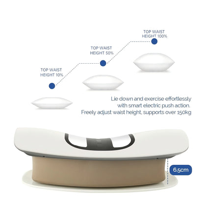 Back Massage Stretcher with Vibration, Multifunctional Lumbar Traction Device, Waist Spine Support Massager