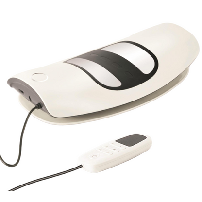 Back Massage Stretcher with Vibration, Multifunctional Lumbar Traction Device, Waist Spine Support Massager
