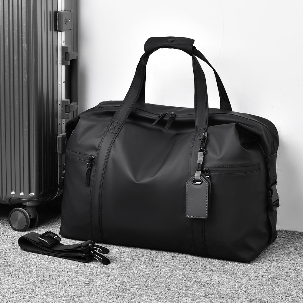Duffel Bag for Gym, Travel, Sports Lovers, Men's Gym Bag Black, Adjustable Shoulder Strap, Fitness Gear Bag