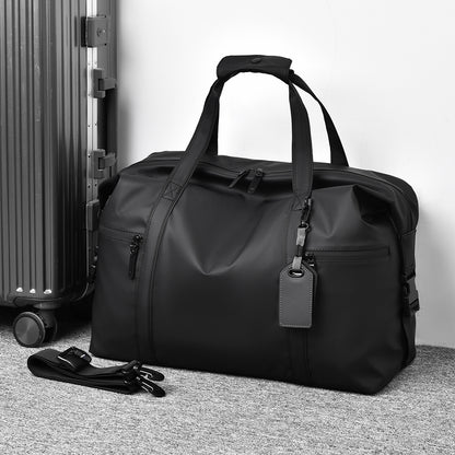 Duffel Bag for Gym, Travel, Sports Lovers, Men's Gym Bag Black, Adjustable Shoulder Strap, Fitness Gear Bag