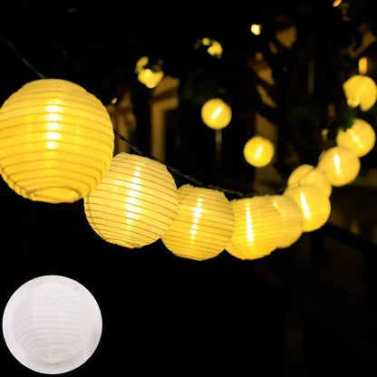 Solar Powered LED Fairy Lights, Waterproof Outdoor Lantern, for Garden, Patio, and Garland Decor