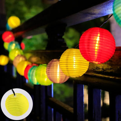 Solar Powered LED Fairy Lights, Waterproof Outdoor Lantern, for Garden, Patio, and Garland Decor