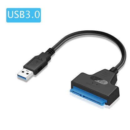 SATA To USB 3020 Type C Adapter Cable For External 25 Inch HDD SSD Hard Drive Converter 7