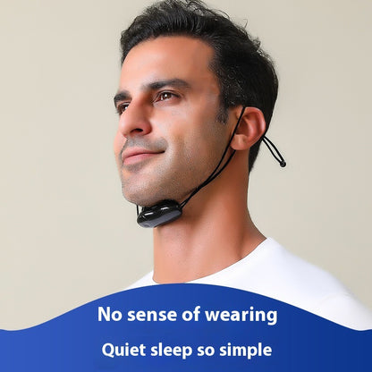 Snoring Solution Throat Massager, Smart Anti Snoring Device, Stop Snore Sleep Apnea Aid, Comfortable Sleep Device