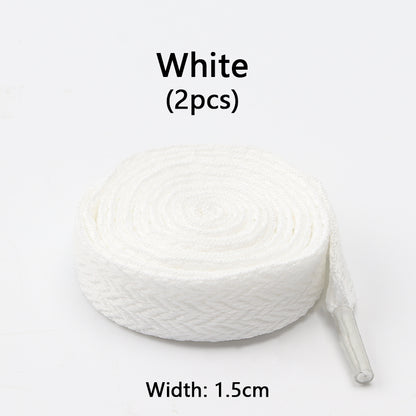 Luxury Wavy Bread Shoe Laces Flat Shoelaces For Sneakers Trend Rope Strings For Stylish Shoes 20