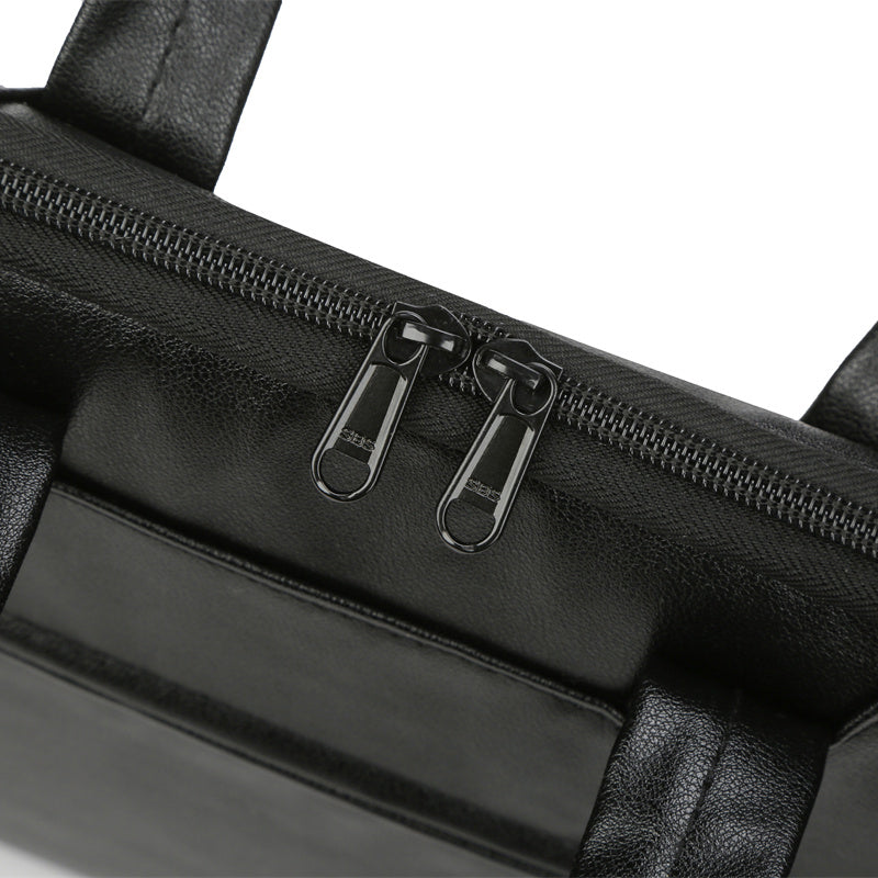 Title 2: Large Capacity Handbag Men'S Briefcase, Adjustable Shoulder Bag And Crossbody Bag With Many Compartments
