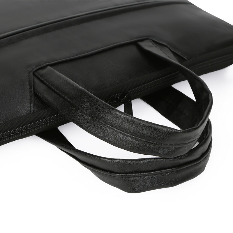 Title 2: Large Capacity Handbag Men'S Briefcase, Adjustable Shoulder Bag And Crossbody Bag With Many Compartments