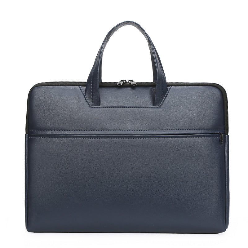 Title 2: Large Capacity Handbag Men'S Briefcase, Adjustable Shoulder Bag And Crossbody Bag With Many Compartments