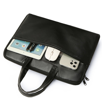 Title 2: Large Capacity Handbag Men'S Briefcase, Adjustable Shoulder Bag And Crossbody Bag With Many Compartments