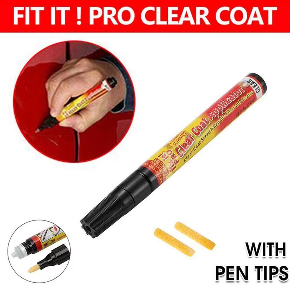 3pcs Car Scratch Repair Pen Portable Clear Coat Applicator For Auto Paint Restoration 2