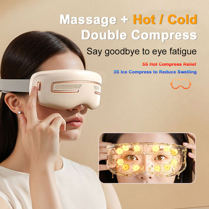 3D Eye Care Device, Hot Cold Double Compress, Electric Eye Massager, Acupressure Point Therapy, Wrinkle Dark Circle