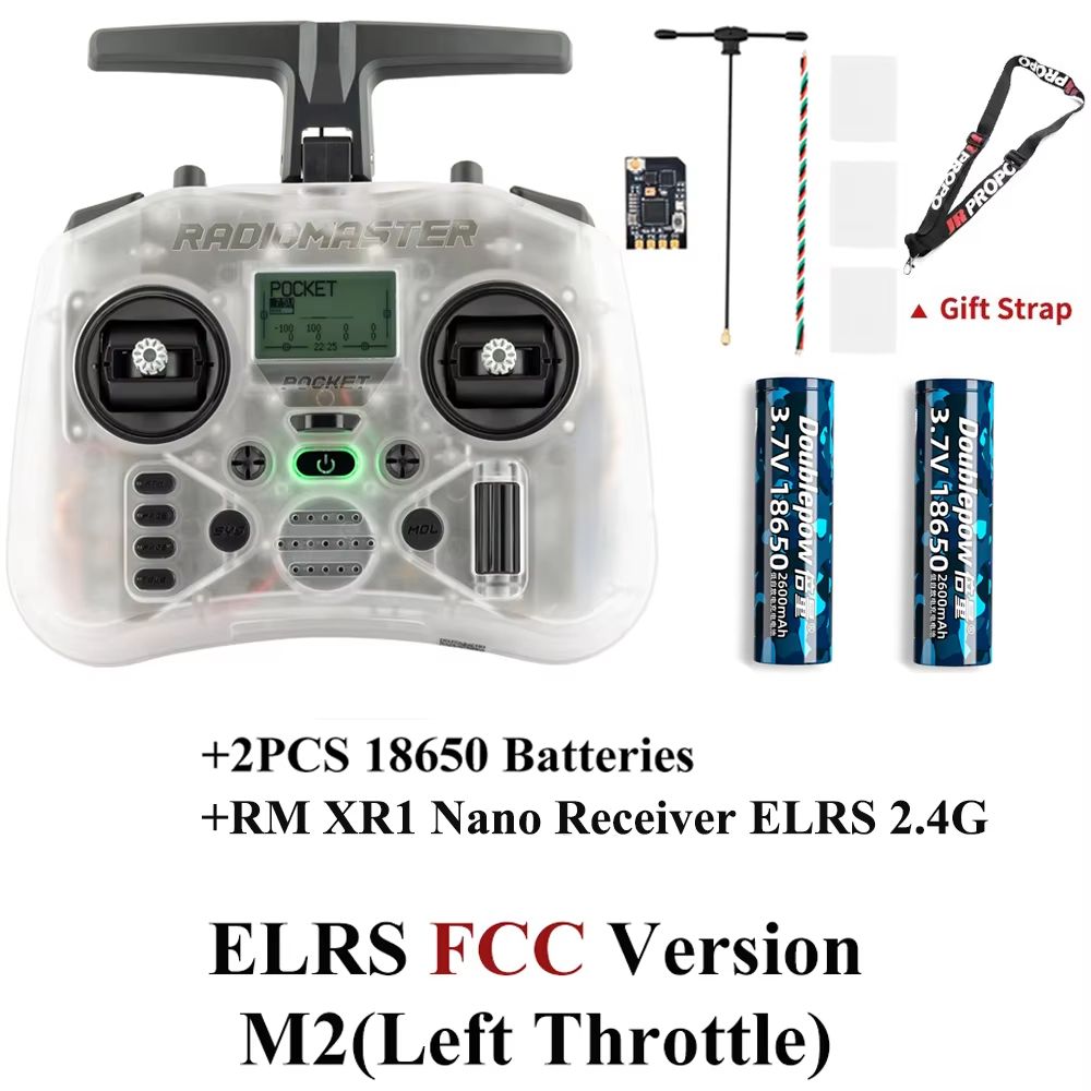 Radiomaster Pocket EdgeTX 24G LeftHanded Throttle Radio Controller 10