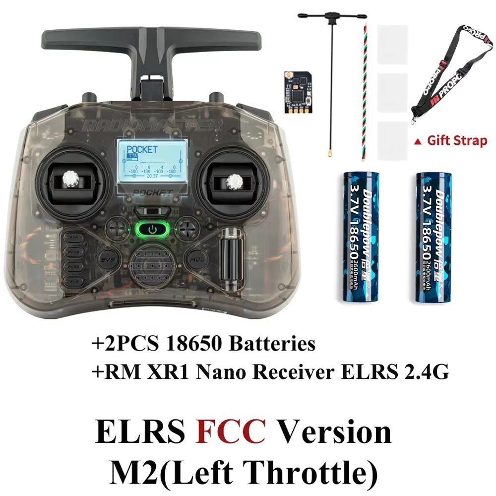 Radiomaster Pocket EdgeTX 24G LeftHanded Throttle Radio Controller 15