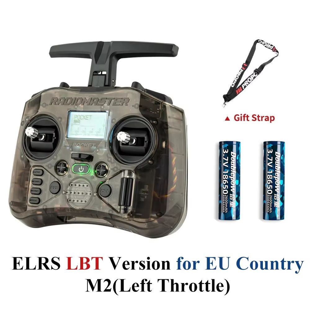 Radiomaster Pocket EdgeTX 24G LeftHanded Throttle Radio Controller 19