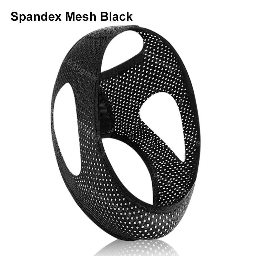 Adjustable Anti Snore Chin Strap Breathable Jaw Strap Sleep Aid Mouth Closed Anti Snoring Breathing 8