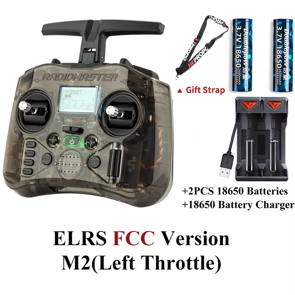 Radiomaster Pocket EdgeTX 24G LeftHanded Throttle Radio Controller 23