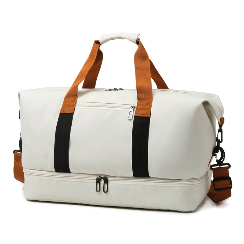 Lightweight Gym Bag Largecapacity Portable Travel Bag Independent Shoe Compartment Shoulder Messeng