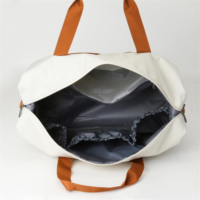 Lightweight Gym Bag Largecapacity Portable Travel Bag Independent Shoe Compartment Shoulder Messeng