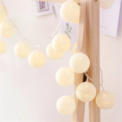 USB Christmas Fairy Lights, LED Ball String, Novelty Lamp Chain for Home, Outdoor, Wedding, Party Decoration