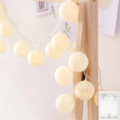 USB Christmas Fairy Lights, LED Ball String, Novelty Lamp Chain for Home, Outdoor, Wedding, Party Decoration