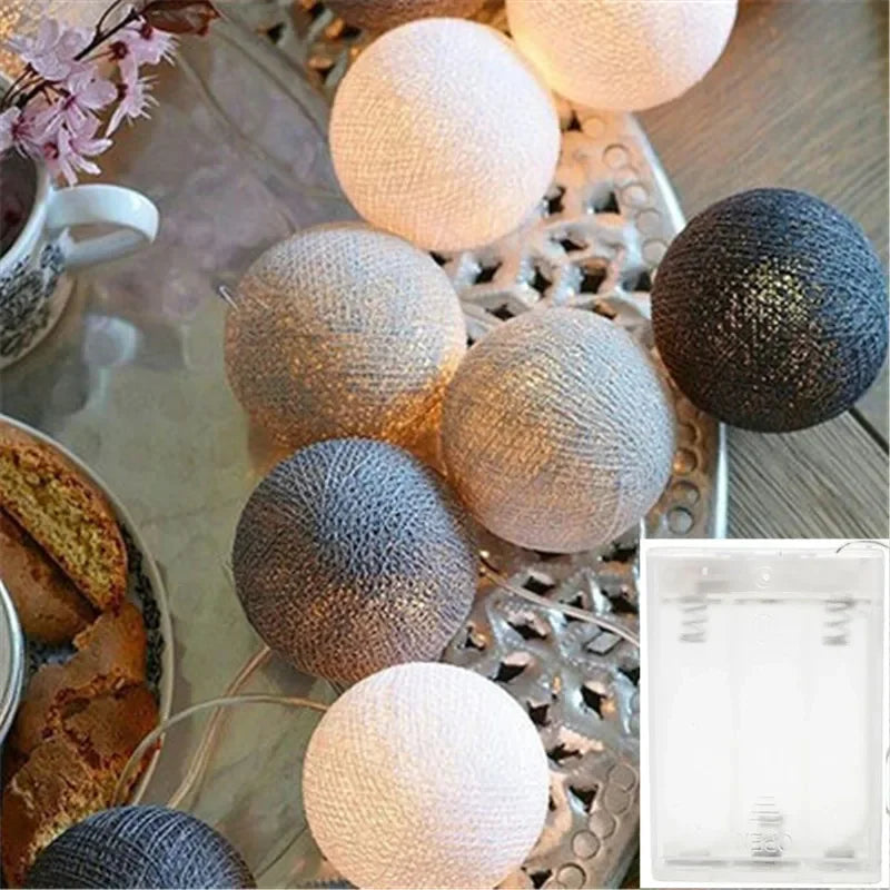 USB Christmas Fairy Lights, LED Ball String, Novelty Lamp Chain for Home, Outdoor, Wedding, Party Decoration