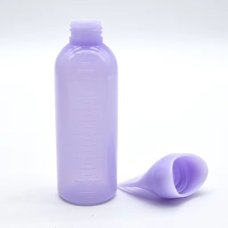 3Color Salon Hair Oil Applicator Bottles With Comb For Professional Hair Coloring 3