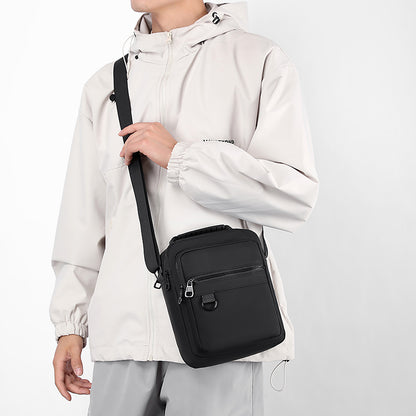 Casual Sports Men's, Business Small Backpack, Men's Shoulder Bag, Canvas Crossbody Bag