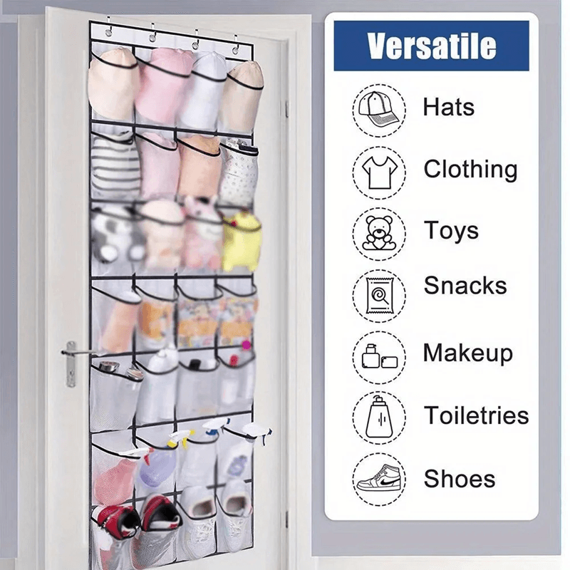 NeatNest 24 Pocket Hanging Shoe And Closet Organizer 1