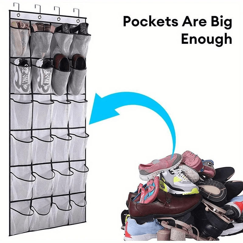 NeatNest 24 Pocket Hanging Shoe And Closet Organizer 3