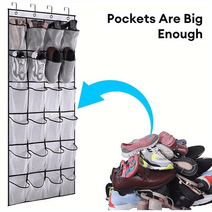 NeatNest 24 Pocket Hanging Shoe And Closet Organizer 3
