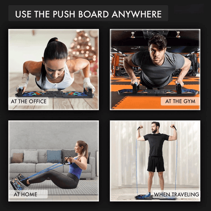 PowerPress Foldable Push Up Board Training System 5