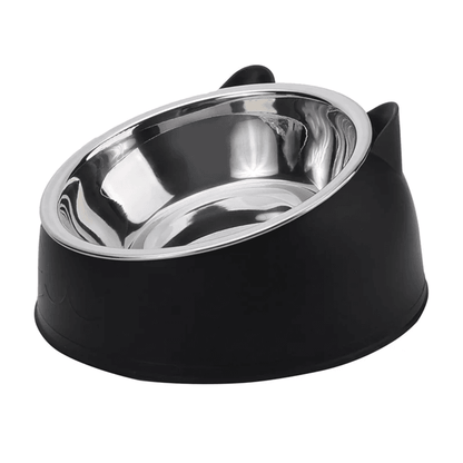PurrEase Elevated Cat And Dog Feeding Bowl With Stainless Steel Liner 1