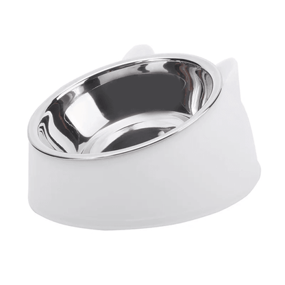 PurrEase Elevated Cat And Dog Feeding Bowl With Stainless Steel Liner 2