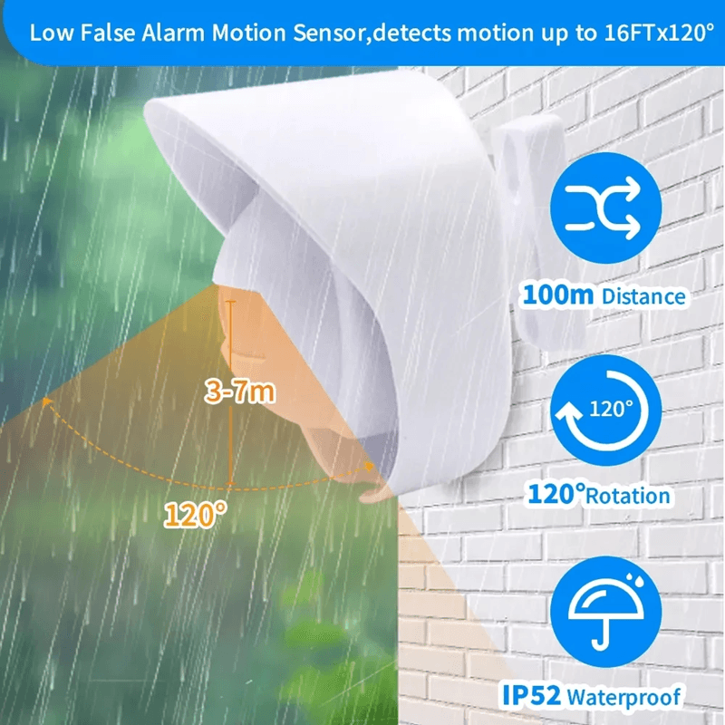 SafeSense Wireless PIR Motion Sensor Doorbell For Home And Business 3