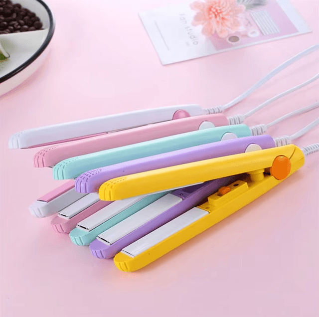 StyleEase Mini Ceramic Hair Straightener And Curler For Travel And Everyday Use 1