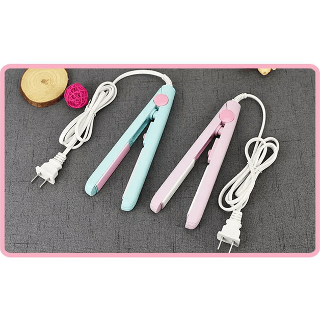 StyleEase Mini Ceramic Hair Straightener And Curler For Travel And Everyday Use 2