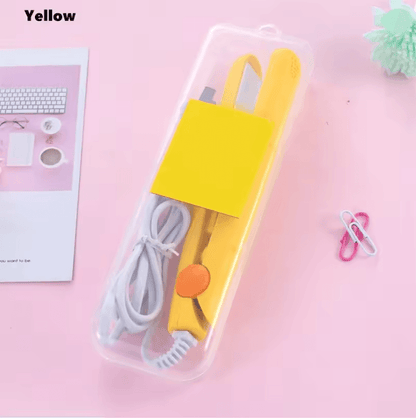 StyleEase Mini Ceramic Hair Straightener And Curler For Travel And Everyday Use 4