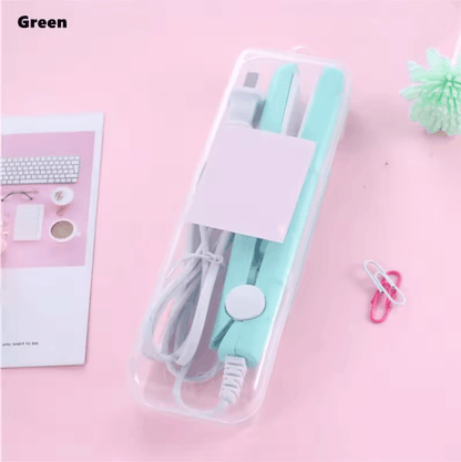 StyleEase Mini Ceramic Hair Straightener And Curler For Travel And Everyday Use 7