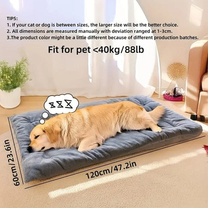 Extra Large Plush Dog Bed With Thick Cushion And Soft Cover 2