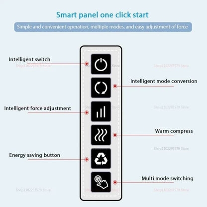 Multifunctional Neck Pillow Massager With Heat And Adjustable Kneading 4