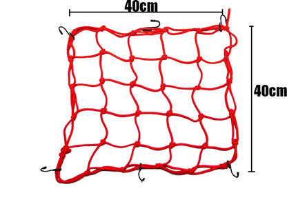 MotoGrip Elastic Bungee Cargo Net With 6 Hooks For Motorcycle Helmets And Luggage 5