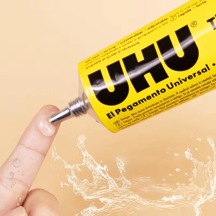 UHU All Purpose Transparent Extra Strong Adhesive Glue For DIY Fabric And Leather 1