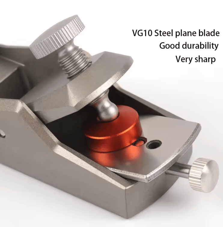 CraftEdge Mini Aluminum Alloy Wood Planer for Precision Woodworking and Trimming