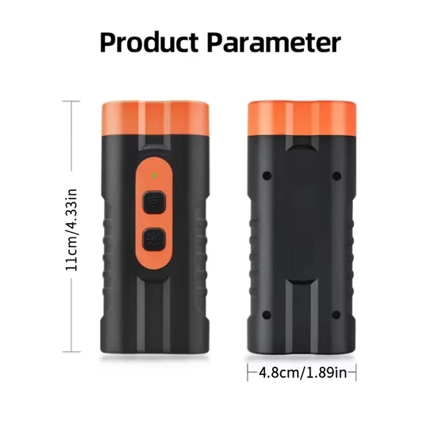 Dual Head Ultrasonic Dog Repeller And Training Device With LED Flashlight 1