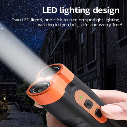 Dual Head Ultrasonic Dog Repeller And Training Device With LED Flashlight 5