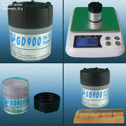 GD900 HighPerformance Thermal Grease Paste  CPU  Heatsink Compound 330g Syringe 3